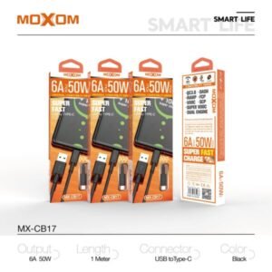 كابل شحن سريع موكسوم 1 متر