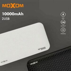 خازن باور بنك موكسوم 10000mAh بشاشة رقمية