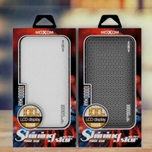 خازن باور بنك موكسوم 10000mAh بشاشة رقمية