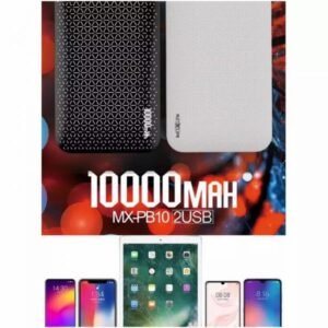 خازن باور بنك موكسوم 10000mAh بشاشة رقمية