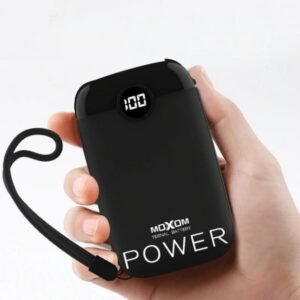 خازن باور بنك موكسوم 10000mAh مع كابل