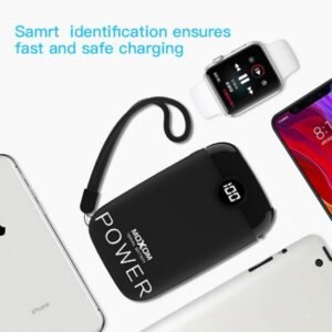 خازن باور بنك موكسوم 10000mAh مع كابل