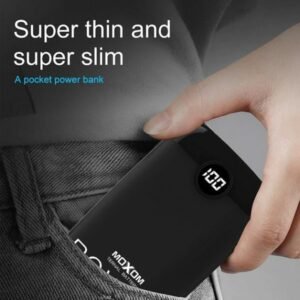 خازن باور بنك موكسوم 10000mAh مع كابل
