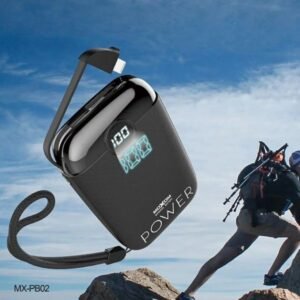 خازن باور بنك موكسوم 10000mAh مع كابل