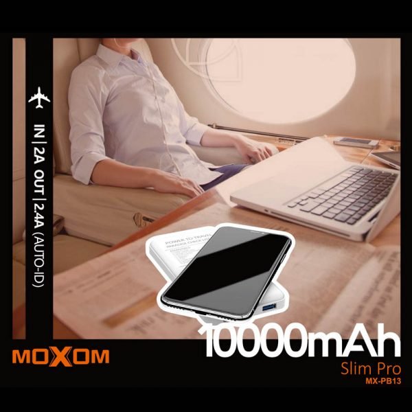 باور بنك موكسوم 10000mAh منفذين شحن باور بنك موكسوم 10000mAh منفذين شحن