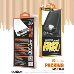 خازن باور بنك موكسوم 10000mAh QC3.0