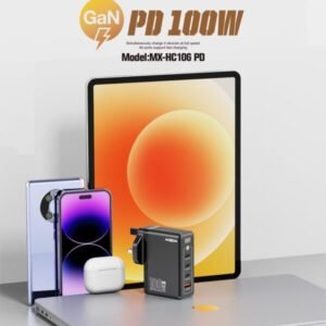 شاحن موكسوم 100W GaN 4 منافذ