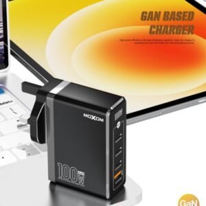شاحن موكسوم 100W GaN 4 منافذ