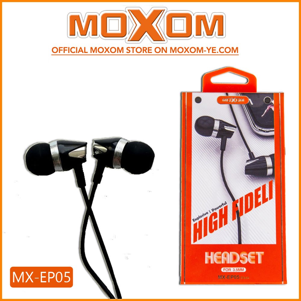سماعات اذن موكسوم ستيريو مع ميكروفون سماعات اذن موكسوم ستيريو مع ميكروفون
