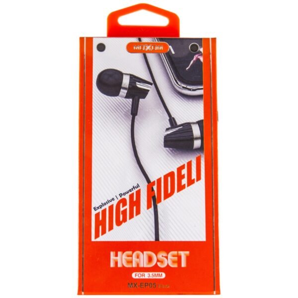 سماعات اذن موكسوم ستيريو مع ميكروفون سماعات اذن موكسوم ستيريو مع ميكروفون