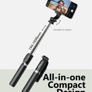 عصا سيلفي بلوتوث مع حامل ثلاثي