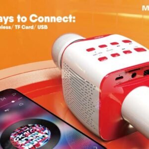 مكبر صوت وميكروفون موكسوم لاسلكي