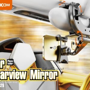 حامل هاتف سيارة على المرايا 180°