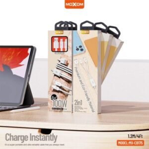 موكسوم وصلة شحن 2 في 1 100W