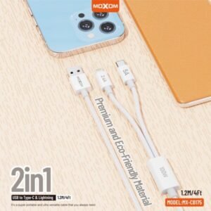 موكسوم وصلة شحن 2 في 1 100W