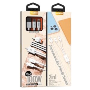 موكسوم وصلة شحن 2 في 1 100W