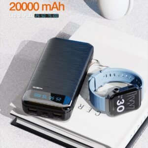 خازن باور بنك موكسوم 20000mAh بشاشة رقمية