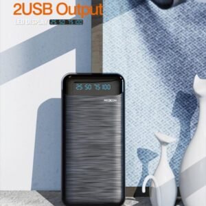 خازن باور بنك موكسوم 20000mAh بشاشة رقمية