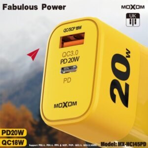 شاحن موكسوم 20W PD سريع مزدوج