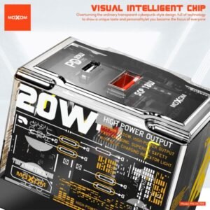 شاحن موكسوم 20W سوبر فاست PD+USB