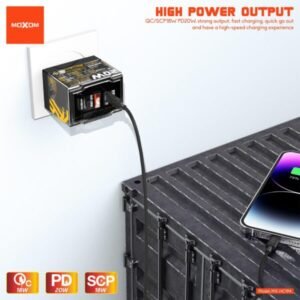 شاحن موكسوم 20W سوبر فاست PD+USB