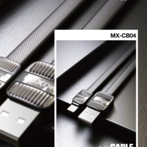 كابل موكسوم معدني شحن وبيانات 2.4A