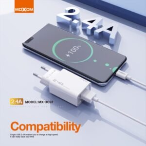 شاحن سريع موكسوم 2.4A منفذ واحد