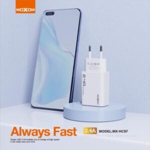 شاحن سريع موكسوم 2.4A منفذ واحد