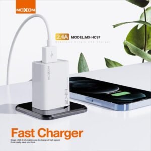 شاحن سريع موكسوم 2.4A منفذ واحد