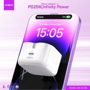 شاحن موكسوم 25W سوبر فاست PD
