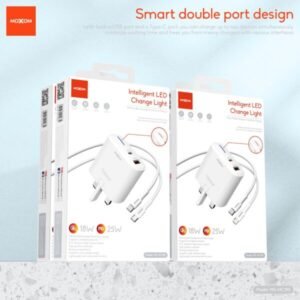 شاحن موكسوم 25W سوبر فاست مع PD