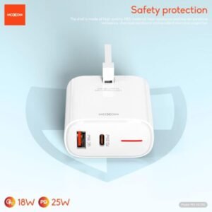شاحن موكسوم 25W سوبر فاست مع PD