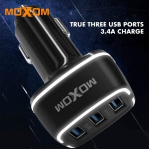شاحن سيارة موكسوم 3 منافذ 3.4A