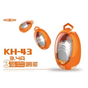 شاحن موكسوم 3 منافذ فاست 3.4A