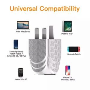 شاحن موكسوم 3 منافذ فاست 3.4A