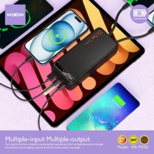 باور بنك موكسوم 30000mAh مع LCD