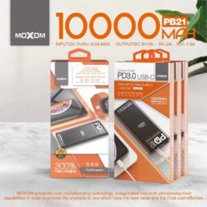 خازن باور بانك موكسوم 36W 10000mAh