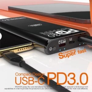 خازن باور بانك موكسوم 36W 10000mAh