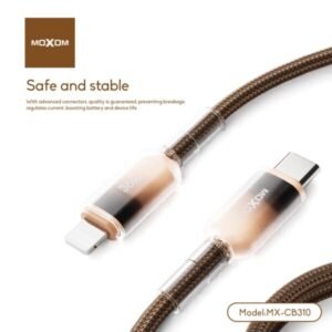 وصلة شحن موكسوم 36W تايب سي إلى ايفون