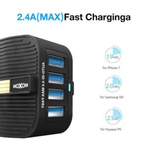 شاحن موكسوم 4 منافذ شحن سريع