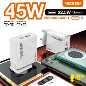 شاحن موكسوم سوبر فاست 45W QC22.5W