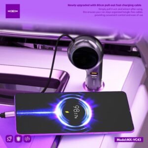 شاحن سيارة موكسوم سوبر فاست 60W