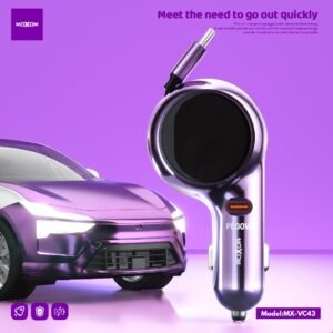 شاحن سيارة موكسوم سوبر فاست 60W