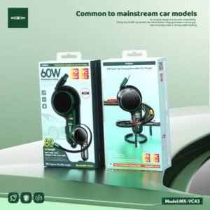 شاحن سيارة موكسوم سوبر فاست 60W