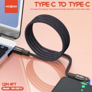 وصلة شحن بيانات 60W تايب سي MOXOM
