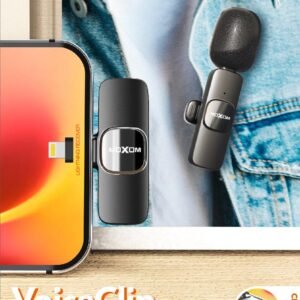 مايك لاسلكي موكسوم AX39 HD 360°