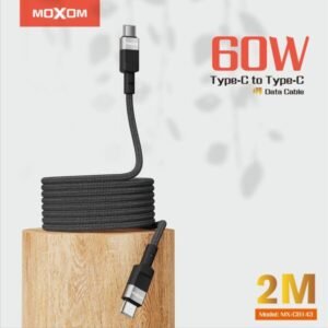 كابل بيانات نوع C موكسوم 60W