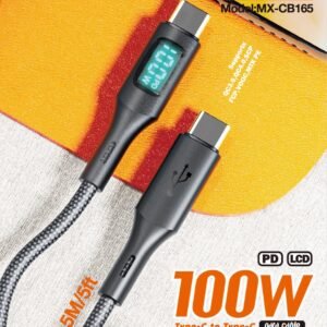 موكسوم CB165 كابل شحن بيانات 100W