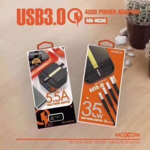 شاحن HC08 موكسوم 35W متعدد المنافذ