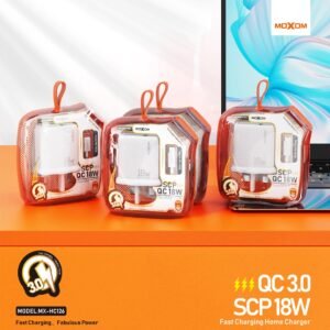 شاحن HC126 موكسوم 18W مع تايب سي